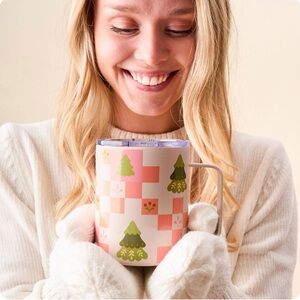 Festive Pink and Green mug